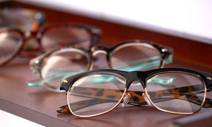Experience Eye to Eye Vision Center's exam and frames offer with $200 glasses credit, plus up to 50% off