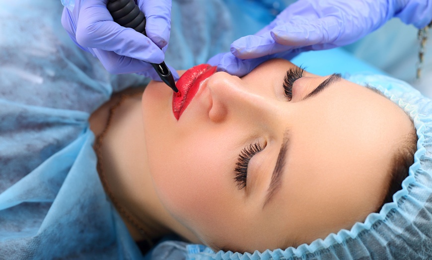 Перманентный макияж эстетика Semi- or Permanent Makeup Services at NaNa’s Med S... Groupon