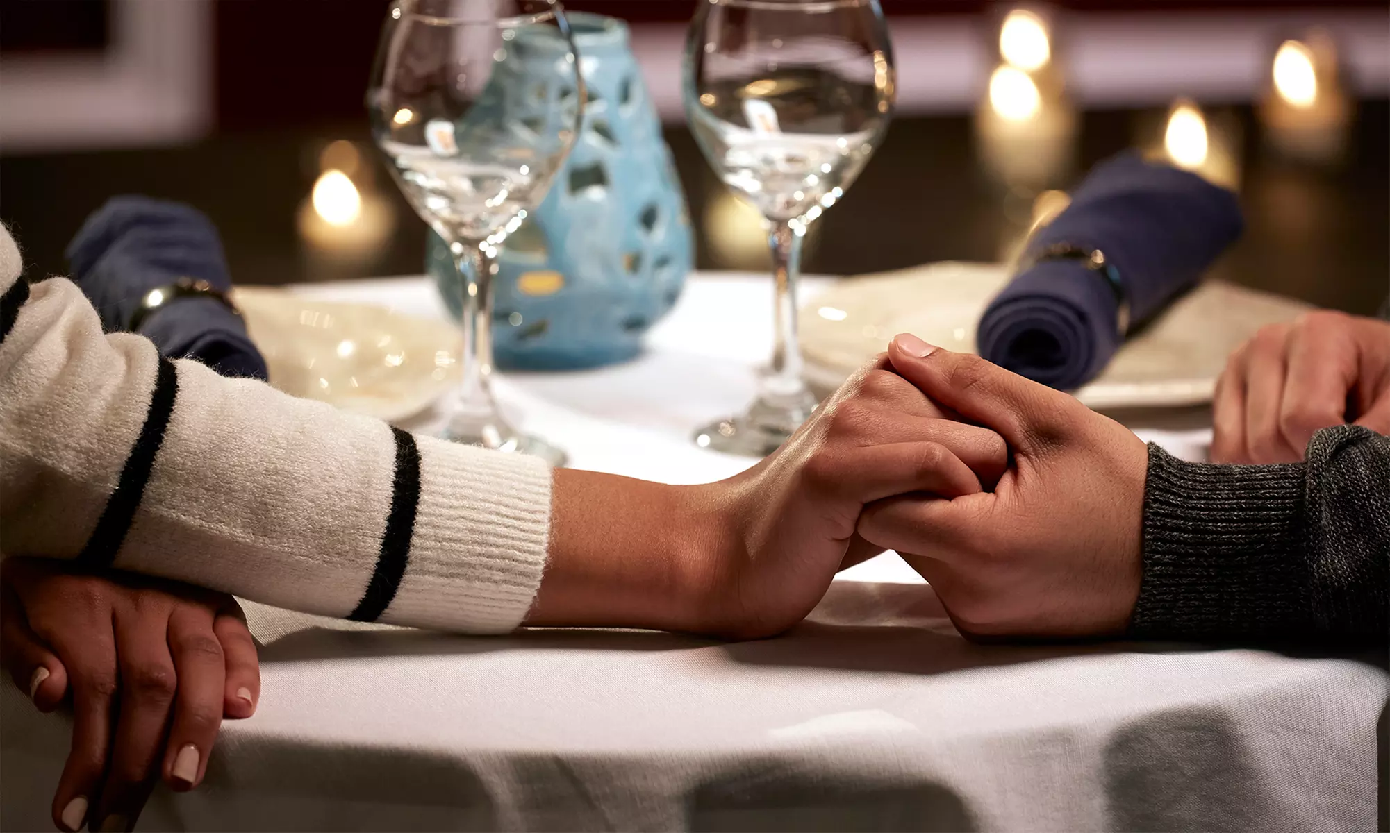 4-Gänge-Candle-Light-Dinner für 2 oder 4 Personen