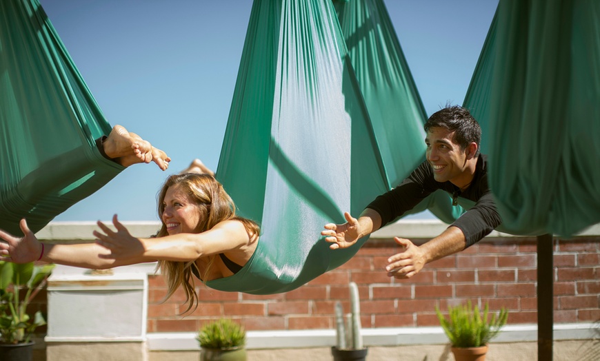 Image 1: Bring a Friend for BOGO Single Adult or Youth Drop In @Jax Aerial Arts