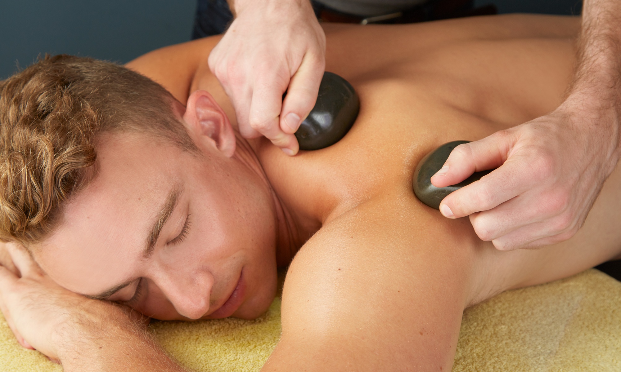 Relax with Couples Deluxe Treatment w/ Hot Stone or Foot Reflexology  