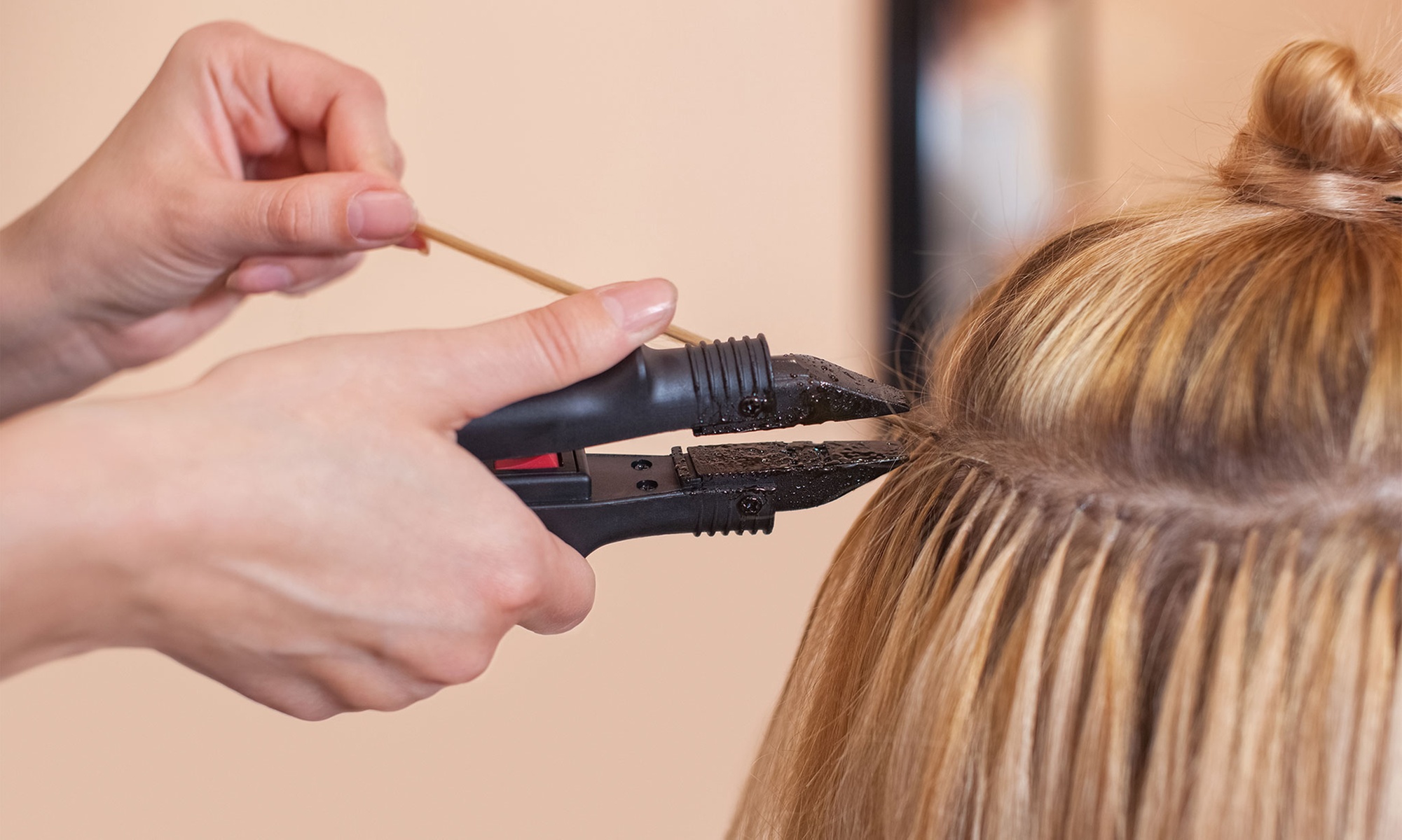 Partial-Head Traditional Sew-In Hair Extensions with Trim & Style