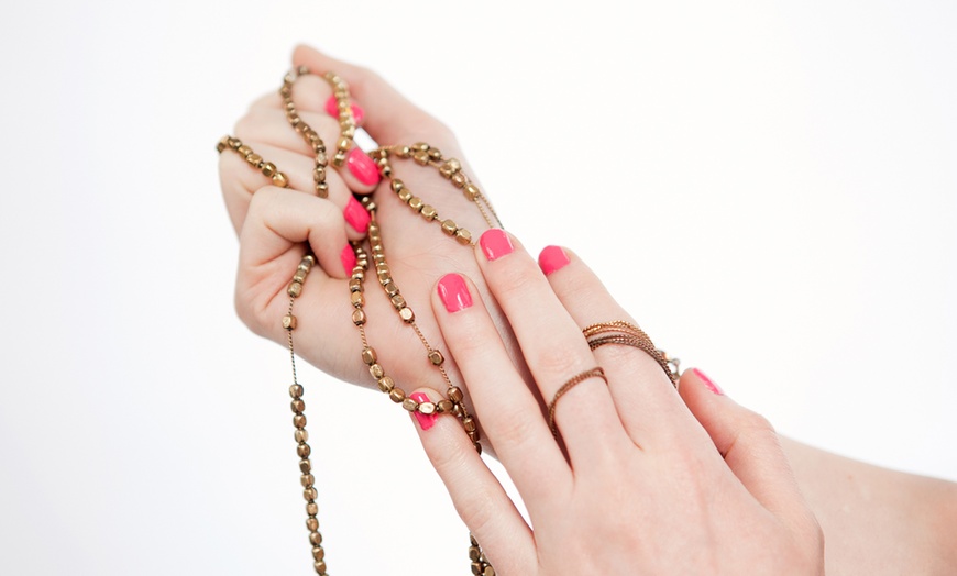 Image 1: Up to 58% Off Gel Manicures and Pedicures 