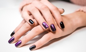 Discover Divine Organic Nails & Spa's chip-resistant manicures with up to 56% off, featuring gel, powder, and therapeutic options