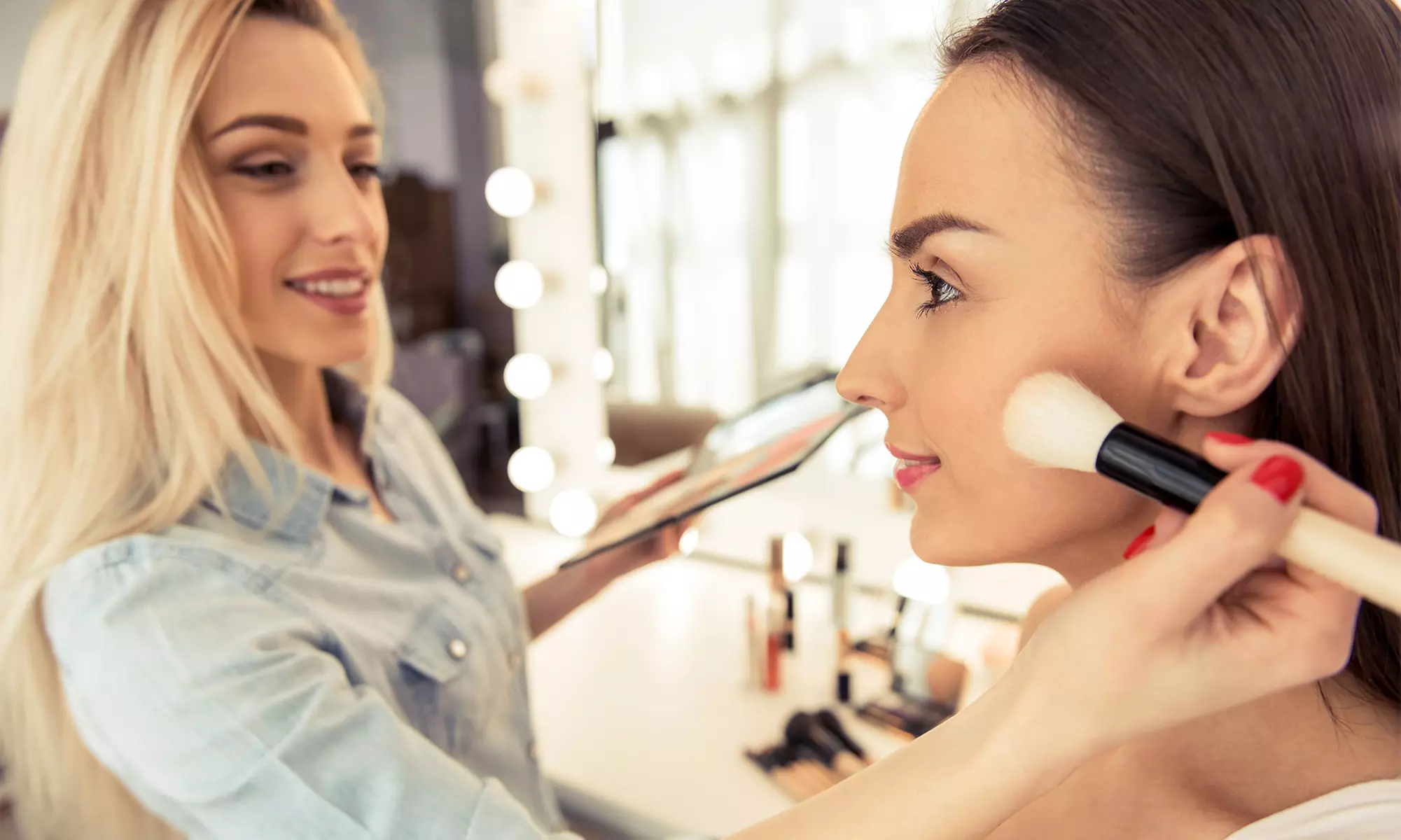 Get Glam: One or Two Full Face Makeup Applications at Crown Day Spa