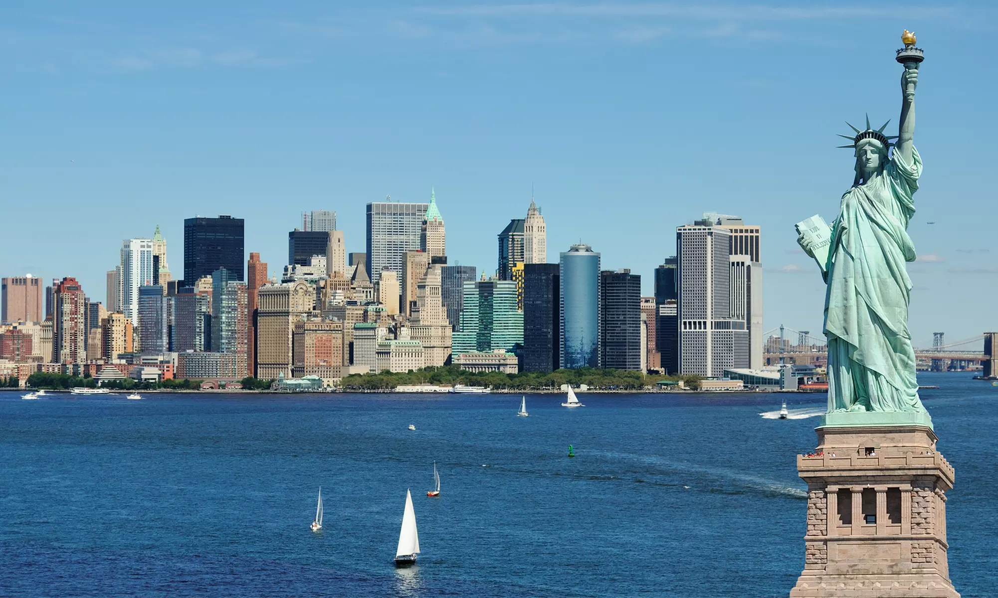 $29 for a Statue of Liberty Sunset Cruise for Two from Above All Cruises (Up to $59.98 Value). 7 Dates.  - Primary Image