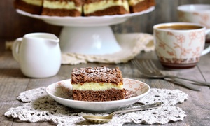 Cafe Und Konditorei Chokkolatta: 1 Stück Kuchen mit Heißgetränk nach Wahl für 2 oder 4 Personen im Café und Konditorei Chokkolatta (37% sparen*)
