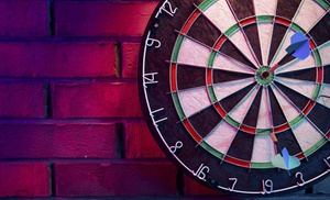 Godzina gry w darta i gofr lub koktajl dla 1-4 osób Godzina gry w darta i gofr lub koktajl dla 1-4 osób