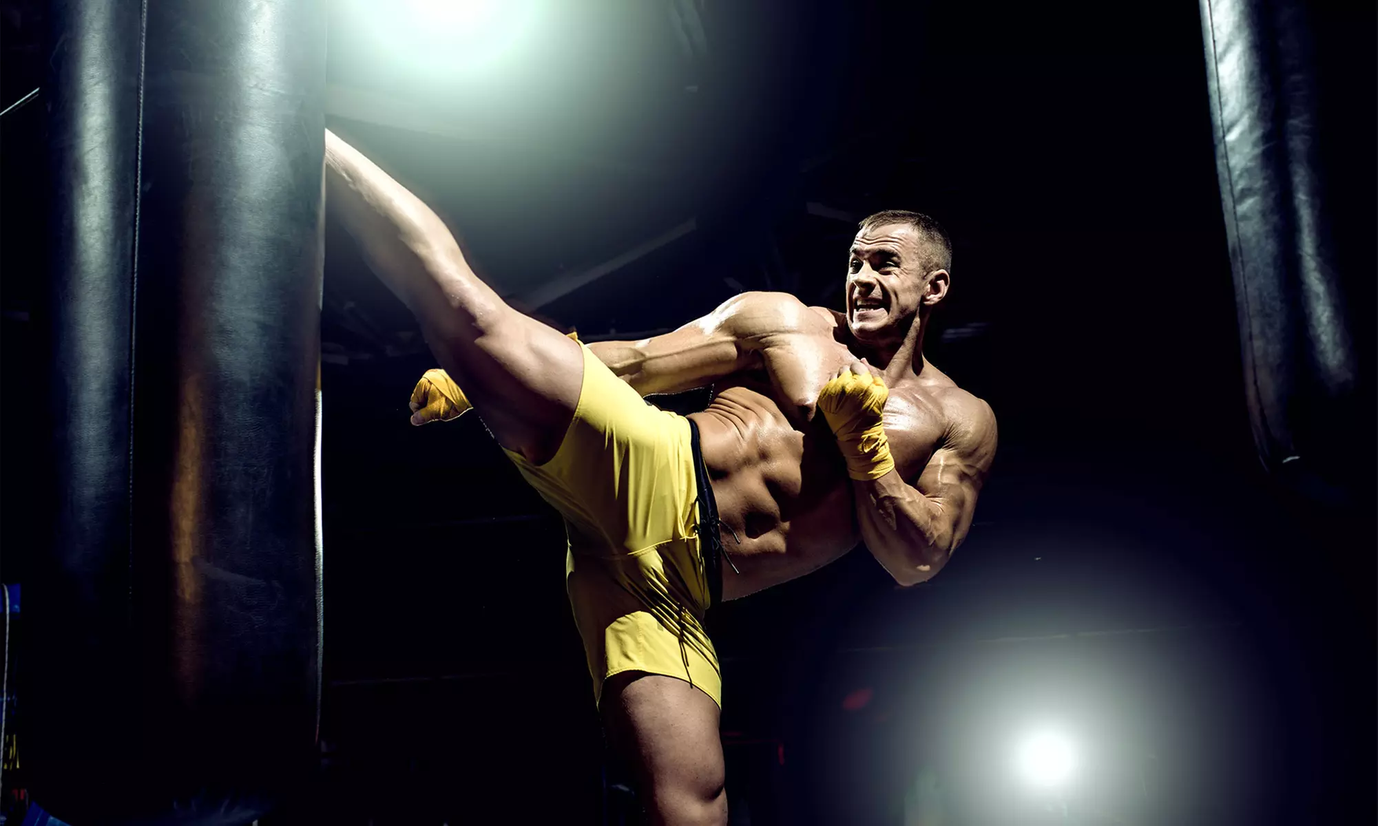 Boost strength with 3 or 5 Kickboxing Classes with Optional Gloves at Maspeth Martial Arts (Up to 82% Off) - Primary Image