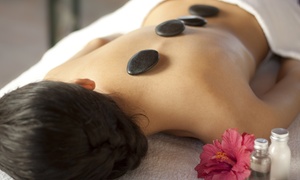 Swedish or Deep-Tissue Massage with Hot Stone Bamboo or Himalayan Salt