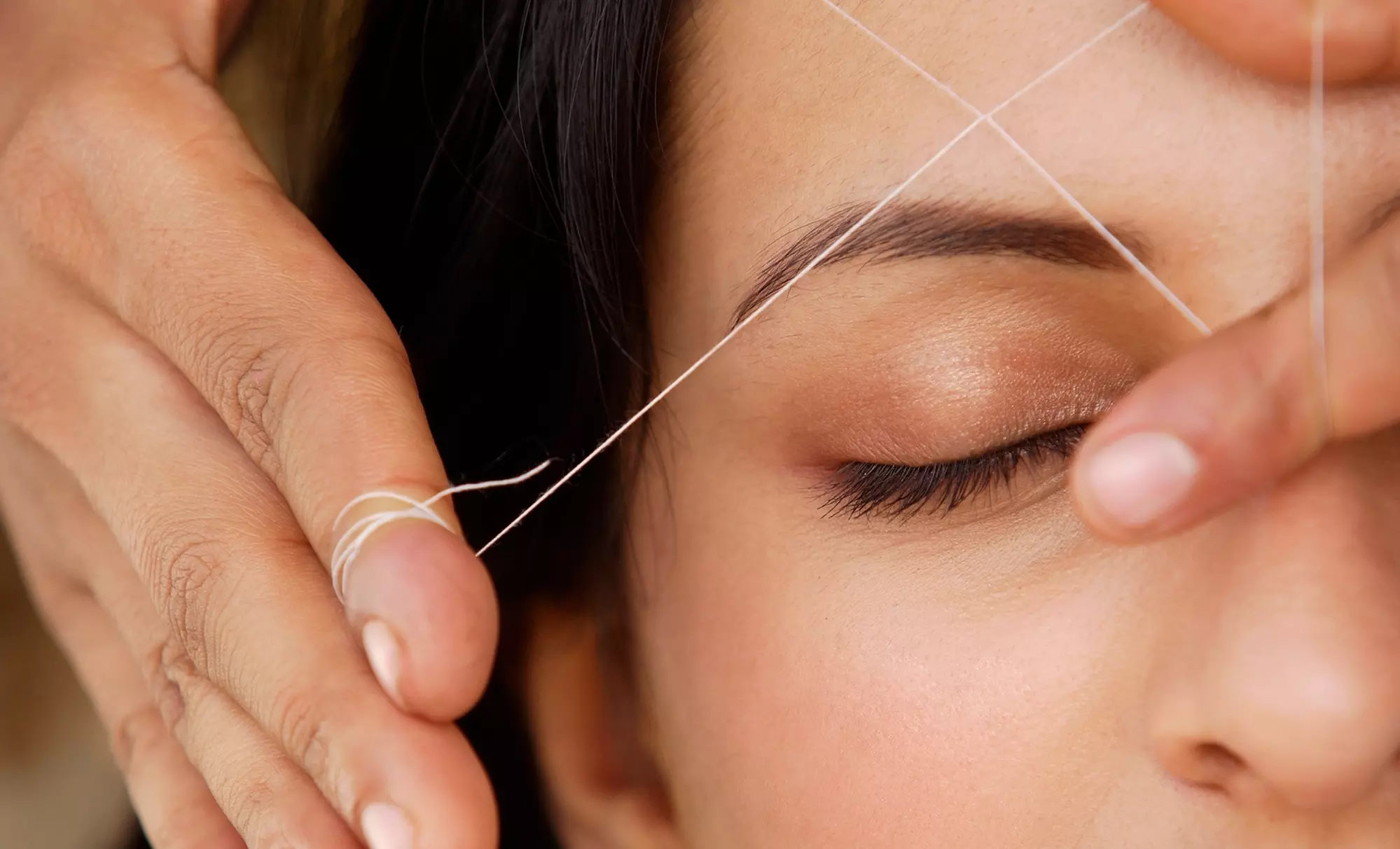 $15 for Three Eyebrow-Threading Sessions at Himalayan Eyebrow Threading Salon ($33 Value) - Primary Image