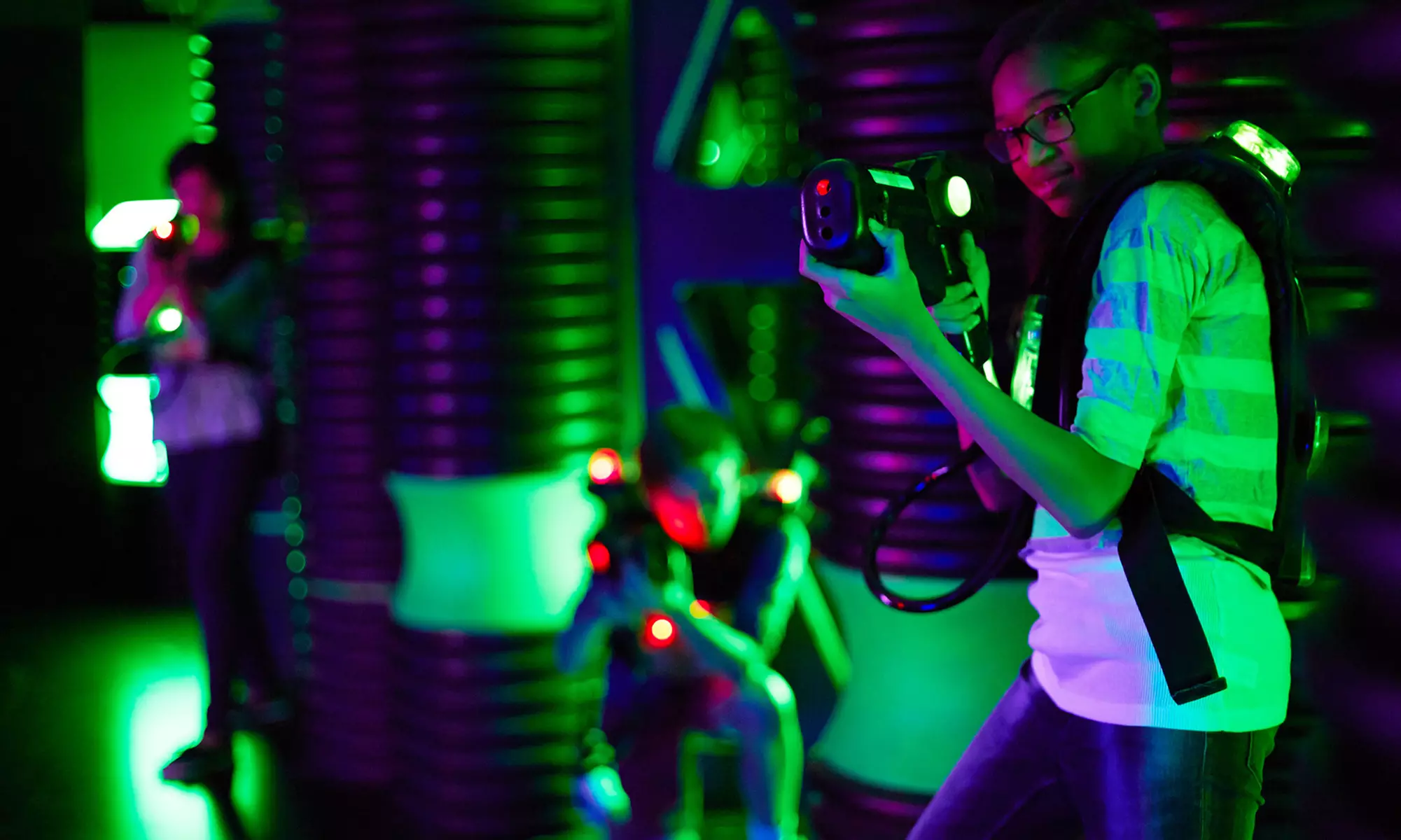 Three-Game Laser Tag Pass for One at THRILL ZONE Interactive Fun (40% Off) - Primary Image