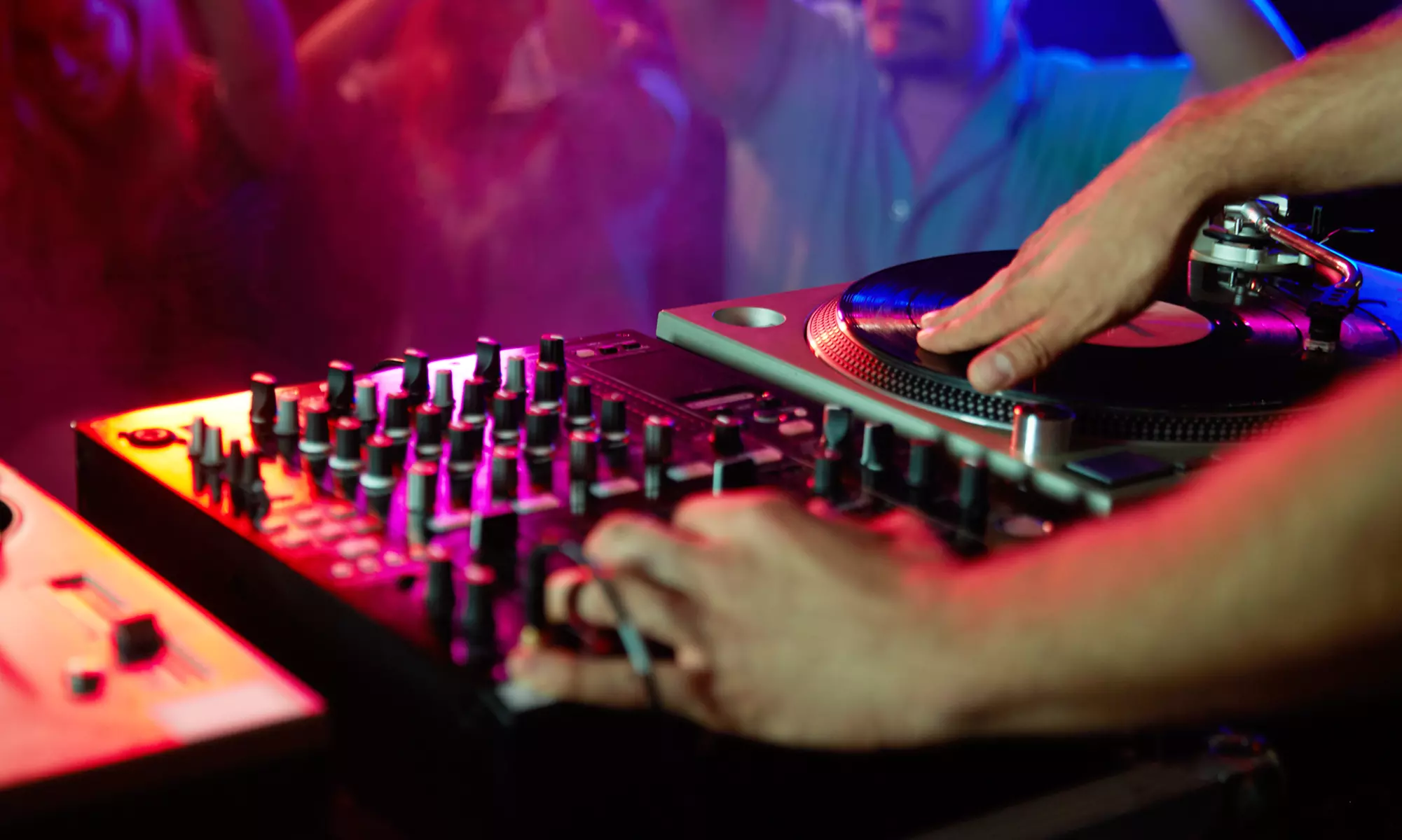 Two or Four Hours of DJ Services with Lighting and Fog from DJ Line Class (Up to 50% Off). - Primary Image
