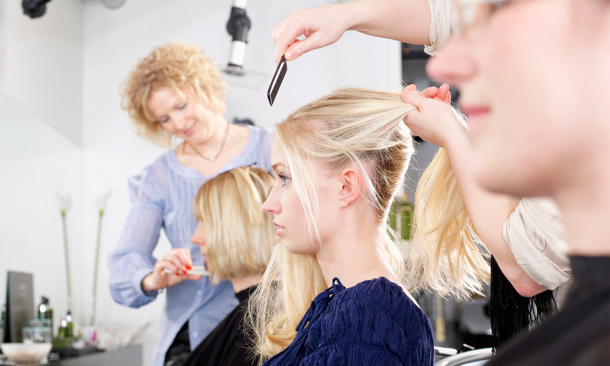 Haircut & Blowout Services with Deep Conditioning Mask Options