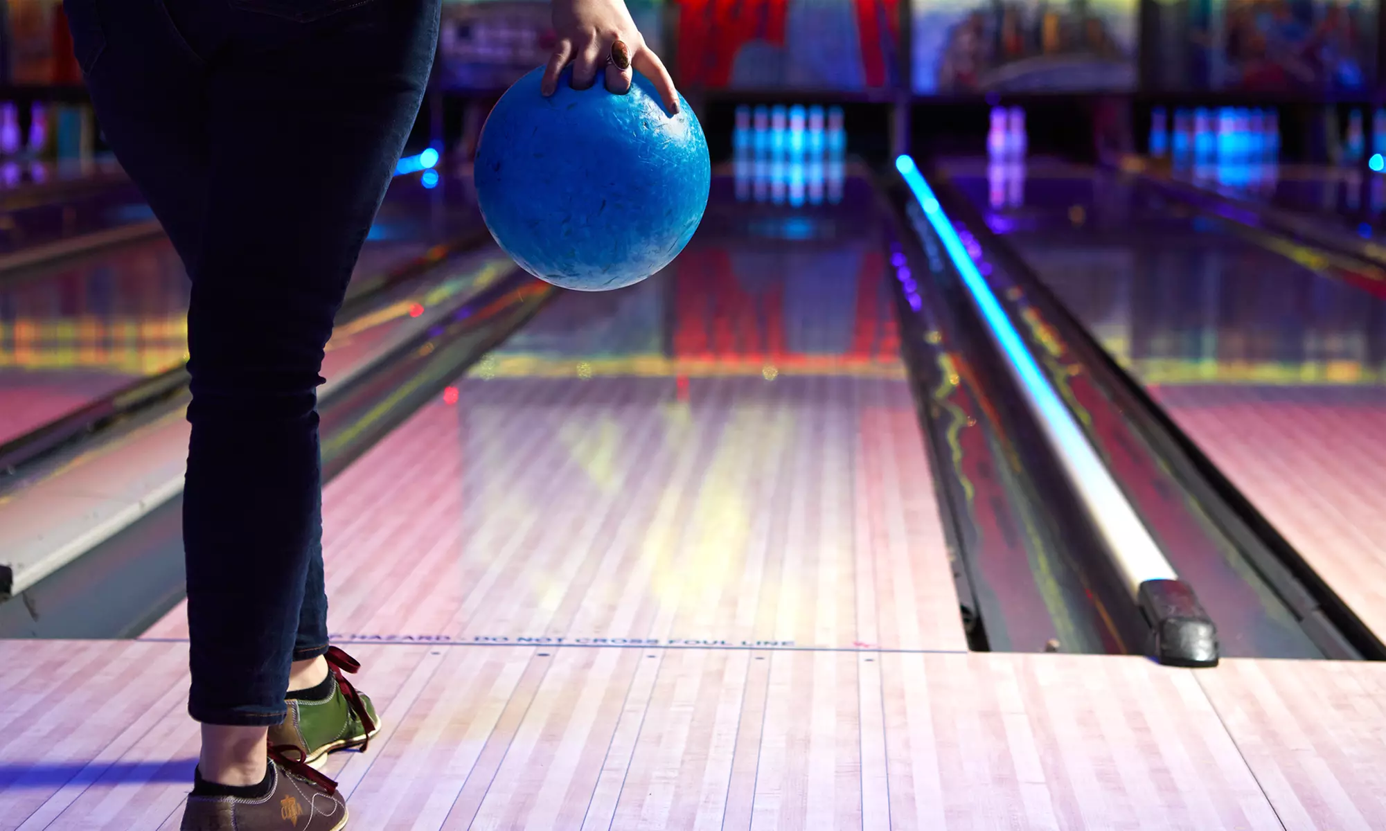 Two Hours of Regular or Cosmic Bowling with Shoe Rental for Up to Six at ABC East Lanes (Up to 46% Off) - Primary Image