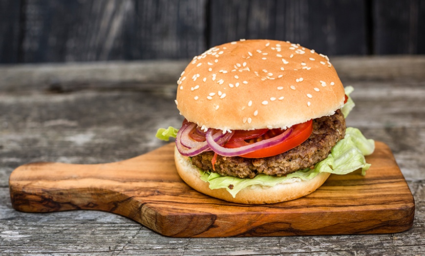 Image 1: Menu panino o hamburger a Trastevere