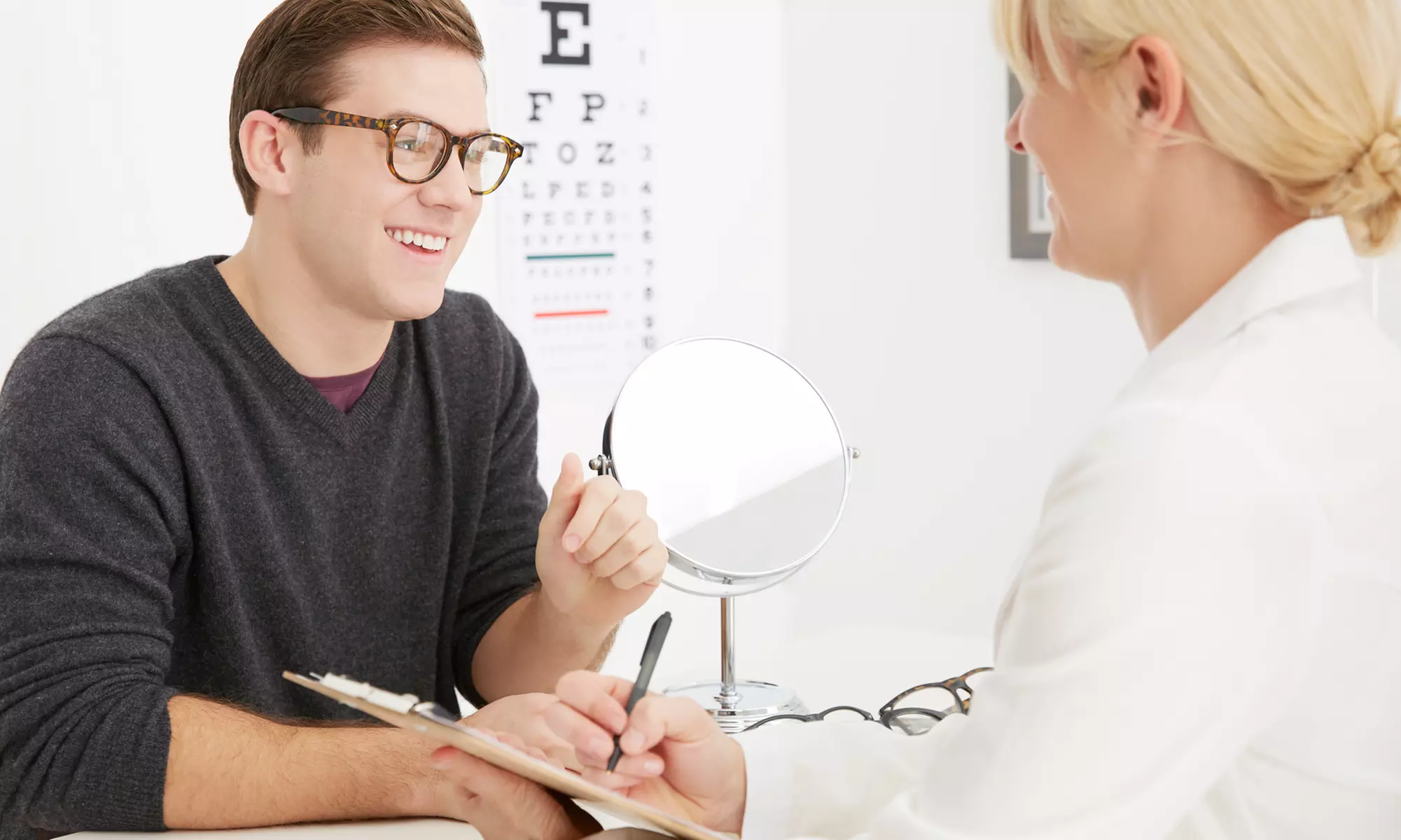 $49 for One Eye Exam and $150 Credit Towards Prescription Eyewear at Nuccio Optometrists ($200 Value) - Primary Image