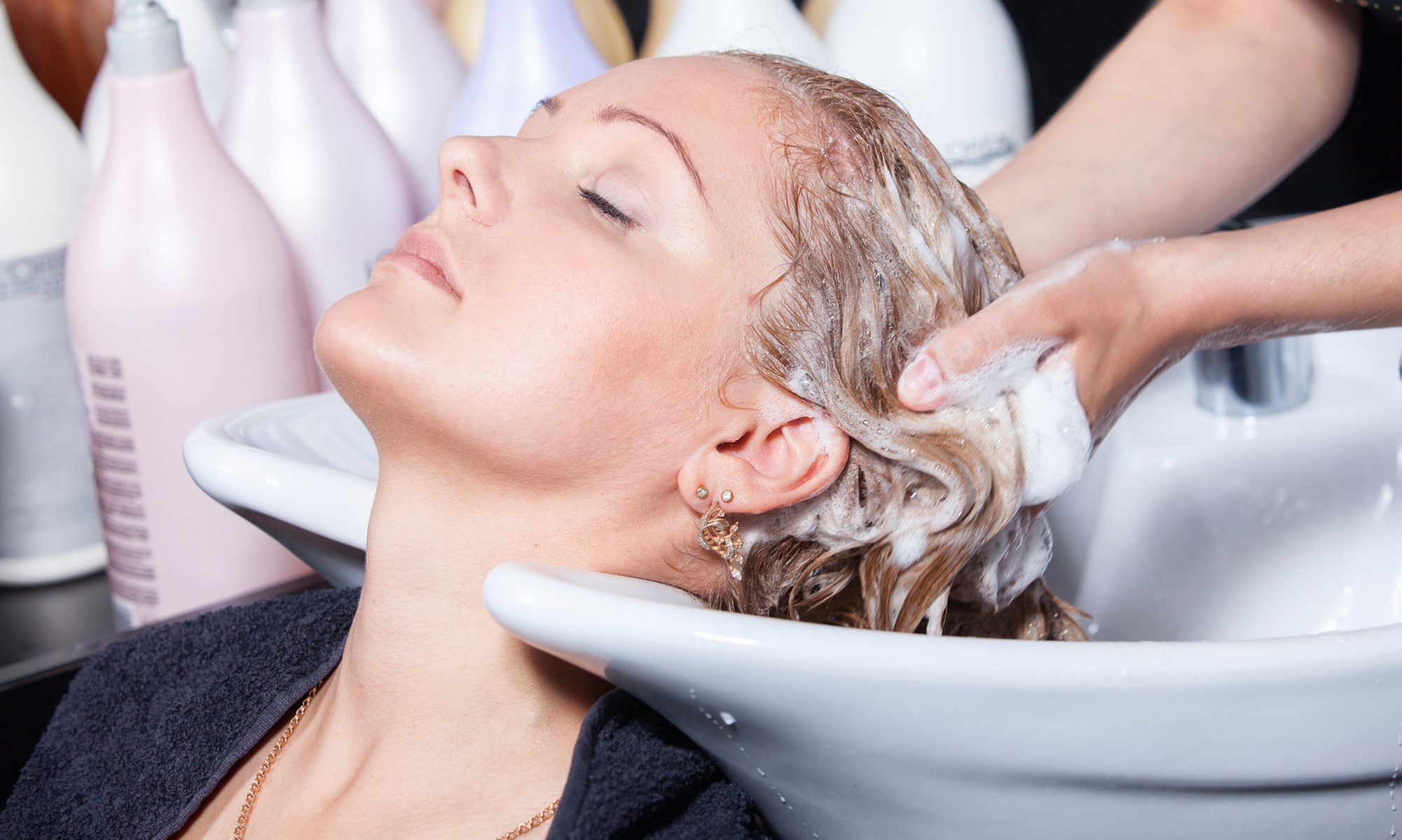 Hot Towel & Scalp Massage w/ Optional Conditioning Mask or Hair Wash
