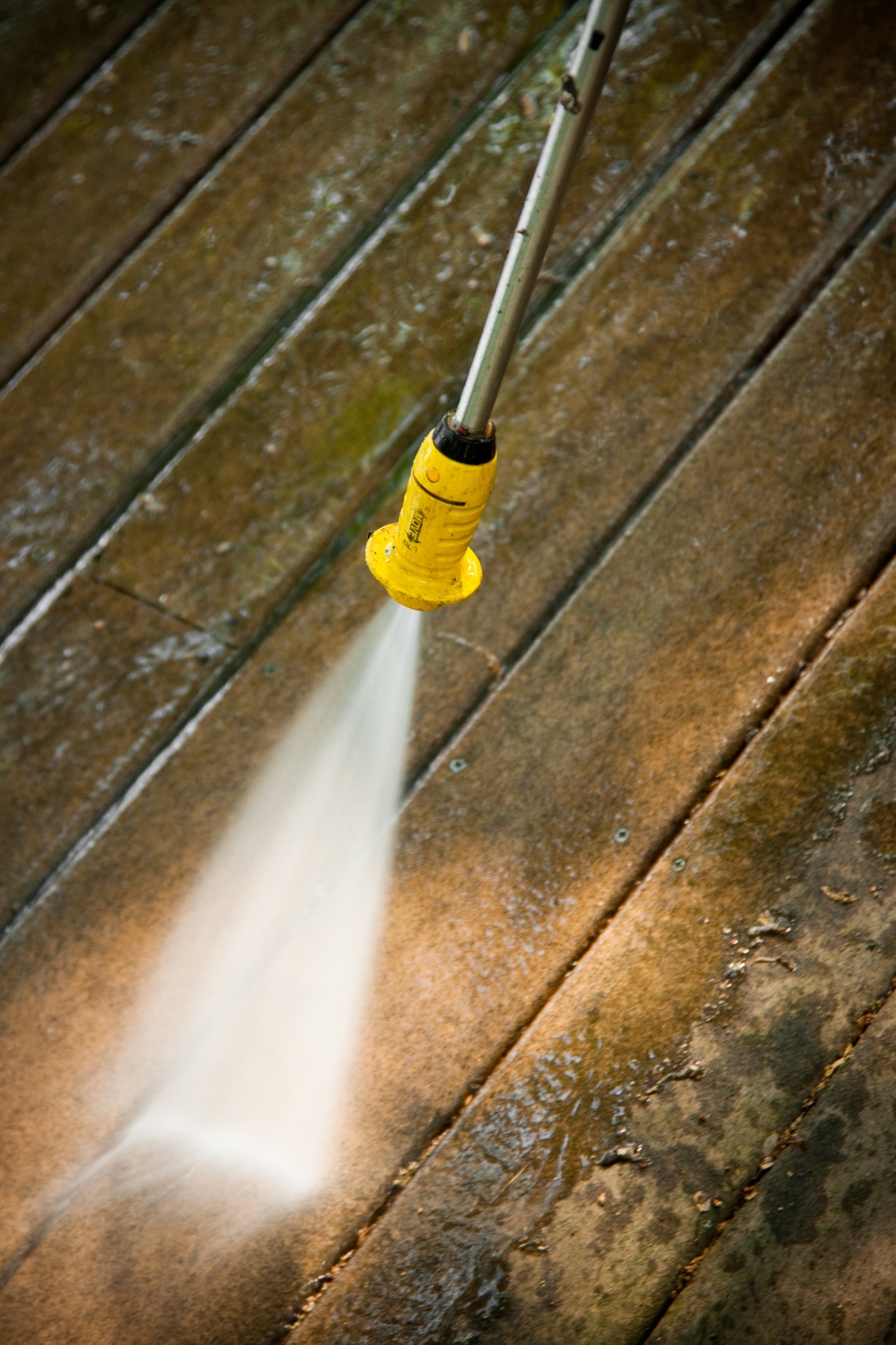 Exterior Deck or Patio or Driveway and Sidewalk Power Washing 