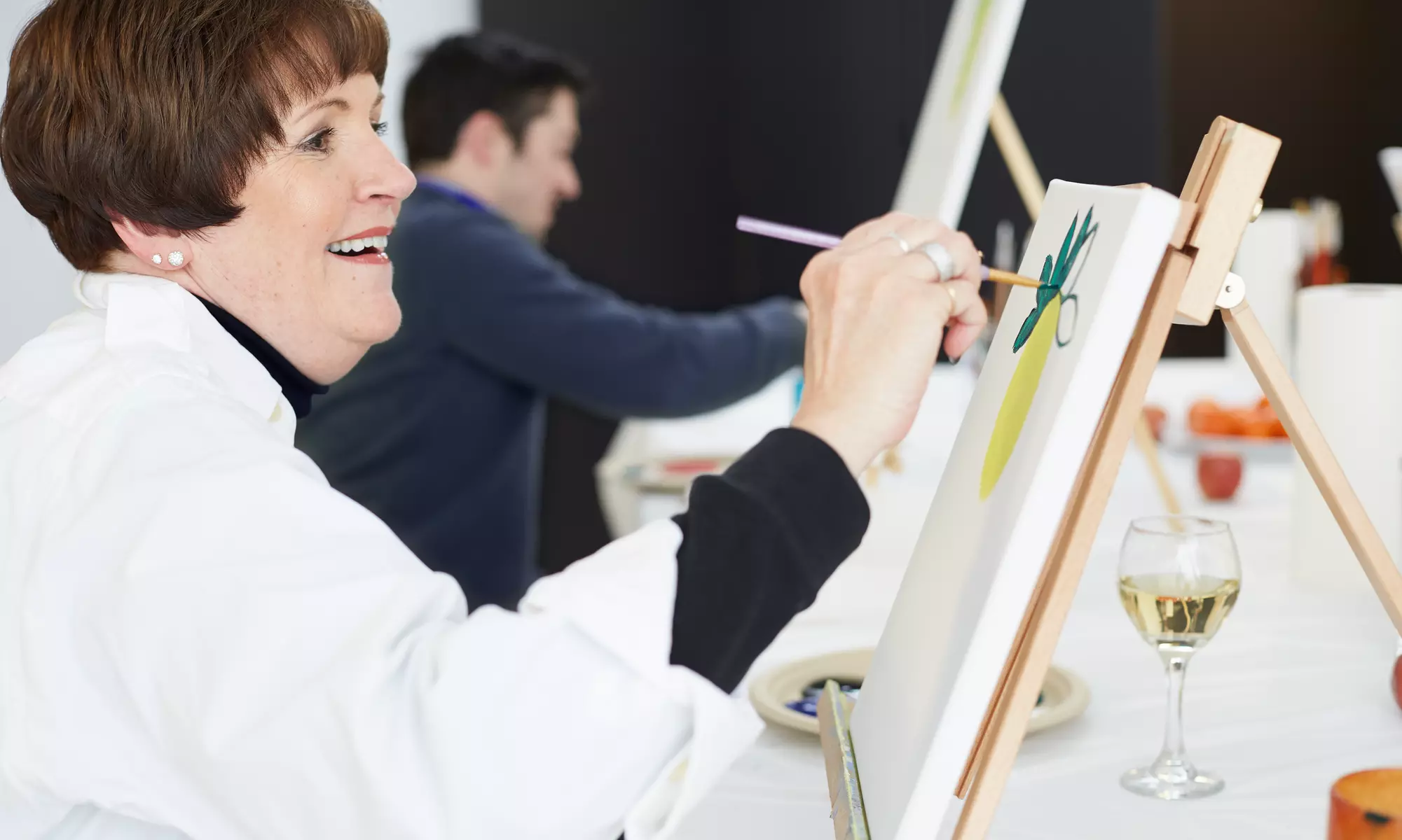 Social Painting Class for One ($38) or Two People ($74) at Peaceful Palette Paint and Sip (Up to $110 Value) - Primary Image