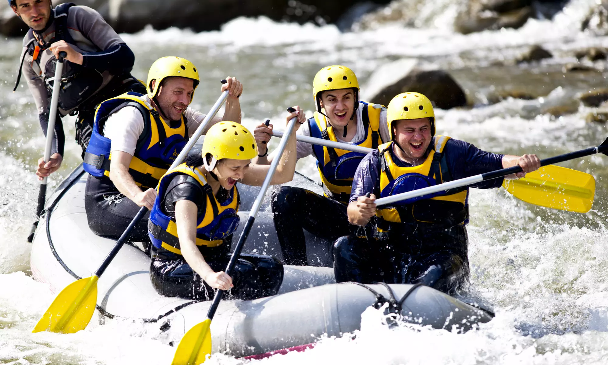 Half-Day Wild and Scenic Rafting Trip with Wetsuits for Two, Four, or Six from A1 Wildwater Rafting (32% Off) - Primary Image