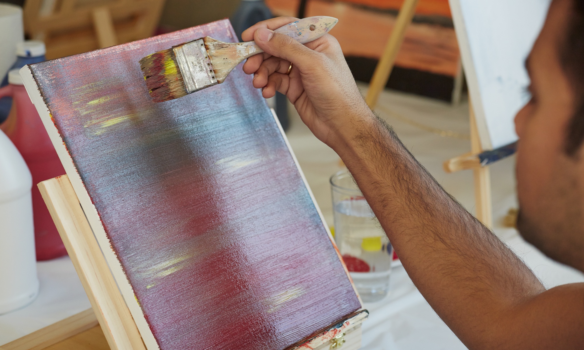 Valentine's Fluid Art Date Night: Create a Masterpiece Together