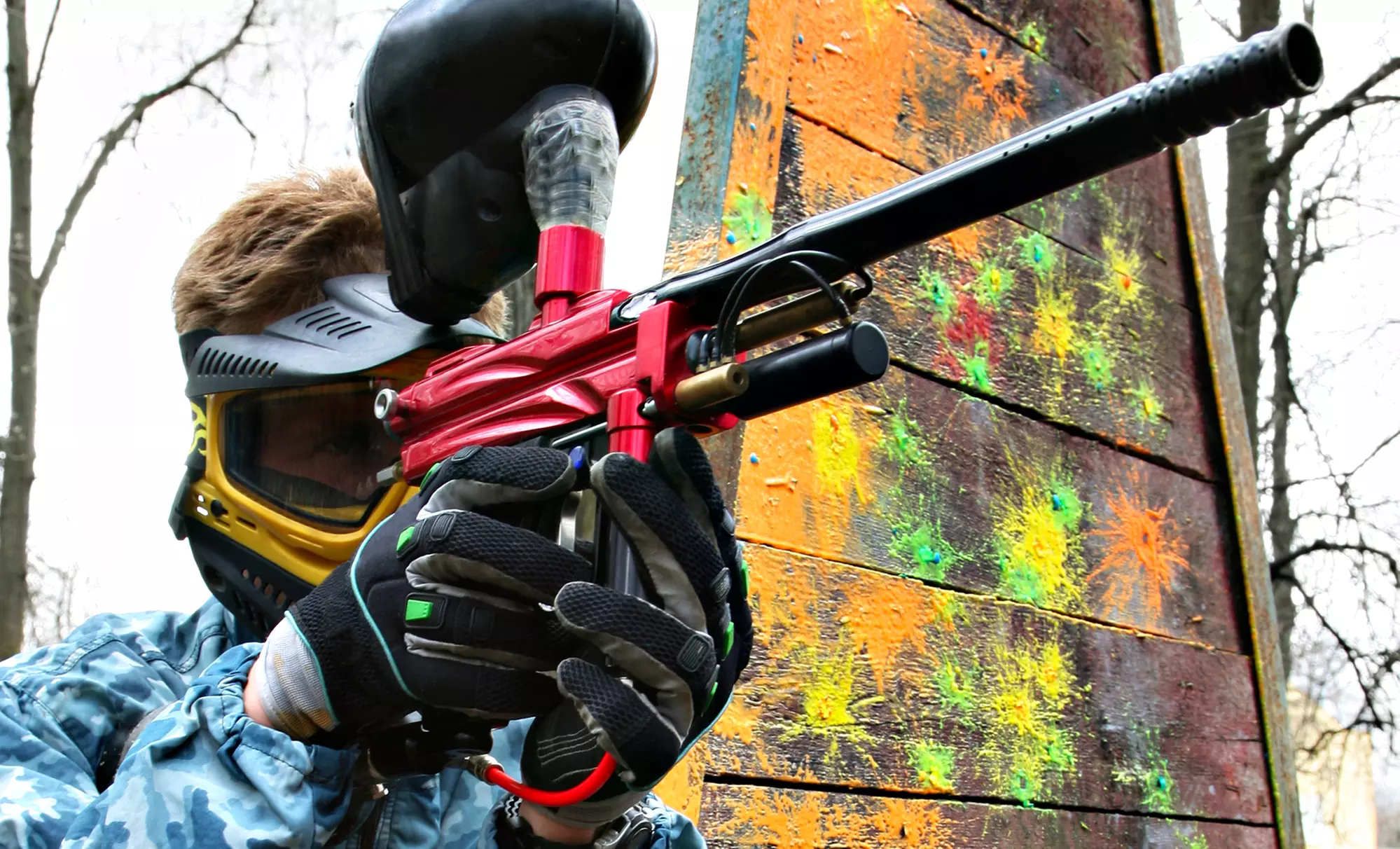 Partita di paintball, partita a calcio balilla umano e bibita fino a 20 persone da Paintball Falco (sconto fino a 66%) - Primary Image