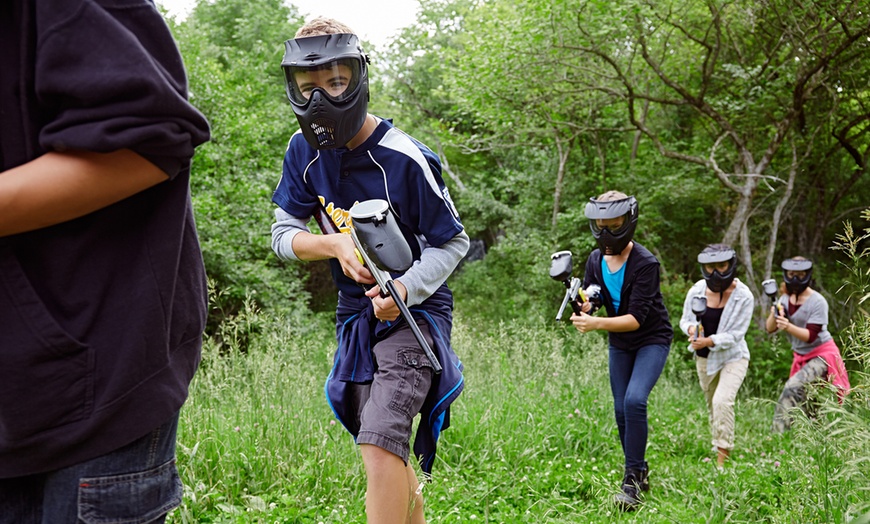 Image 1: Children's Paintball Party with Lunch