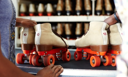 Skating Package for Four including Admission, Skate rental, and Sodas - The Nampa Rollerdrome