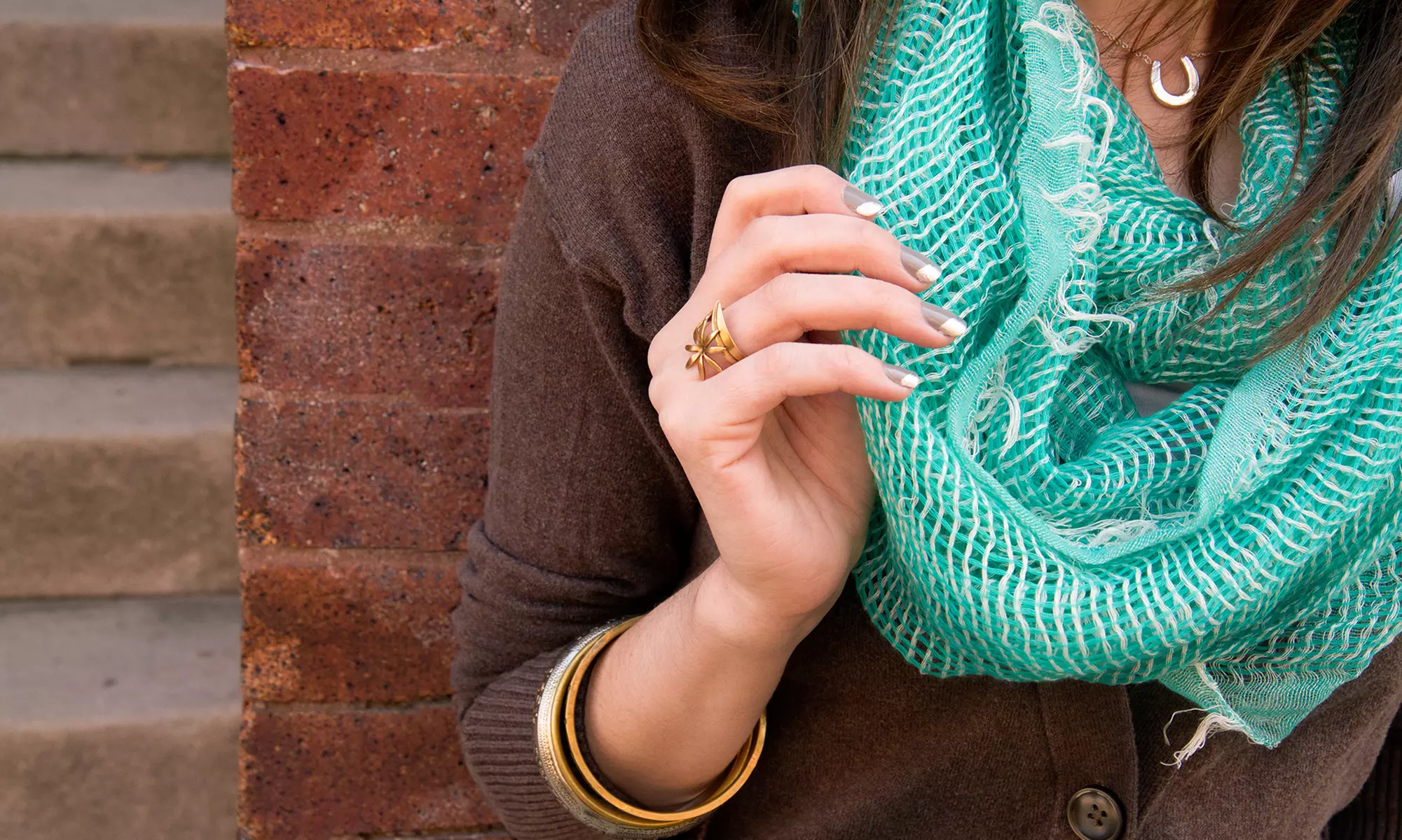 C$40 for Bio-Gel Manicure with Extension or Design from V Fashion Nails Spa (C$75 Value) - Primary Image