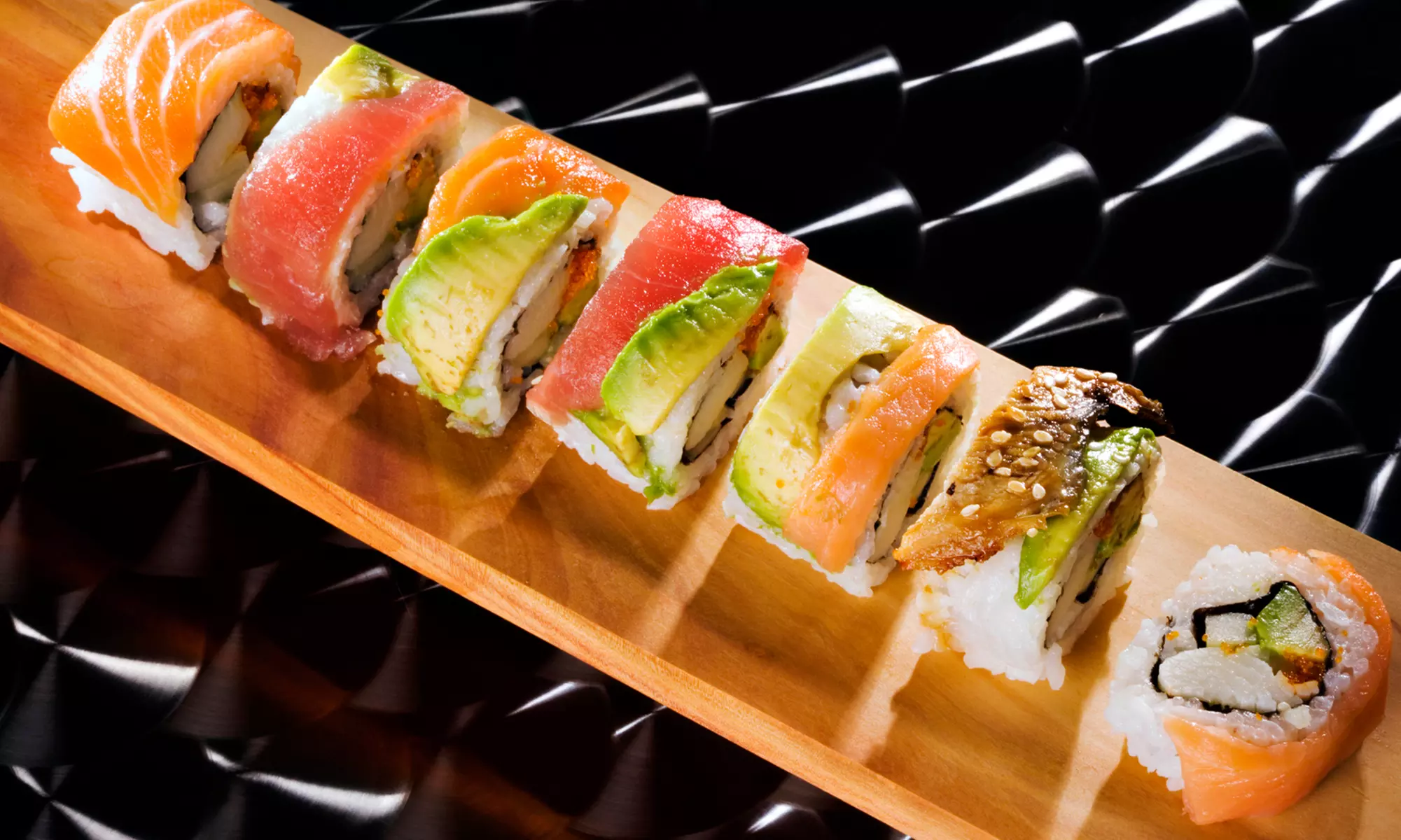 Sushi Meal for Two or Four with Soups, Salads, and Coffees at Cucumber Sushi and Salad Bar (Up to 54% Off) - Primary Image