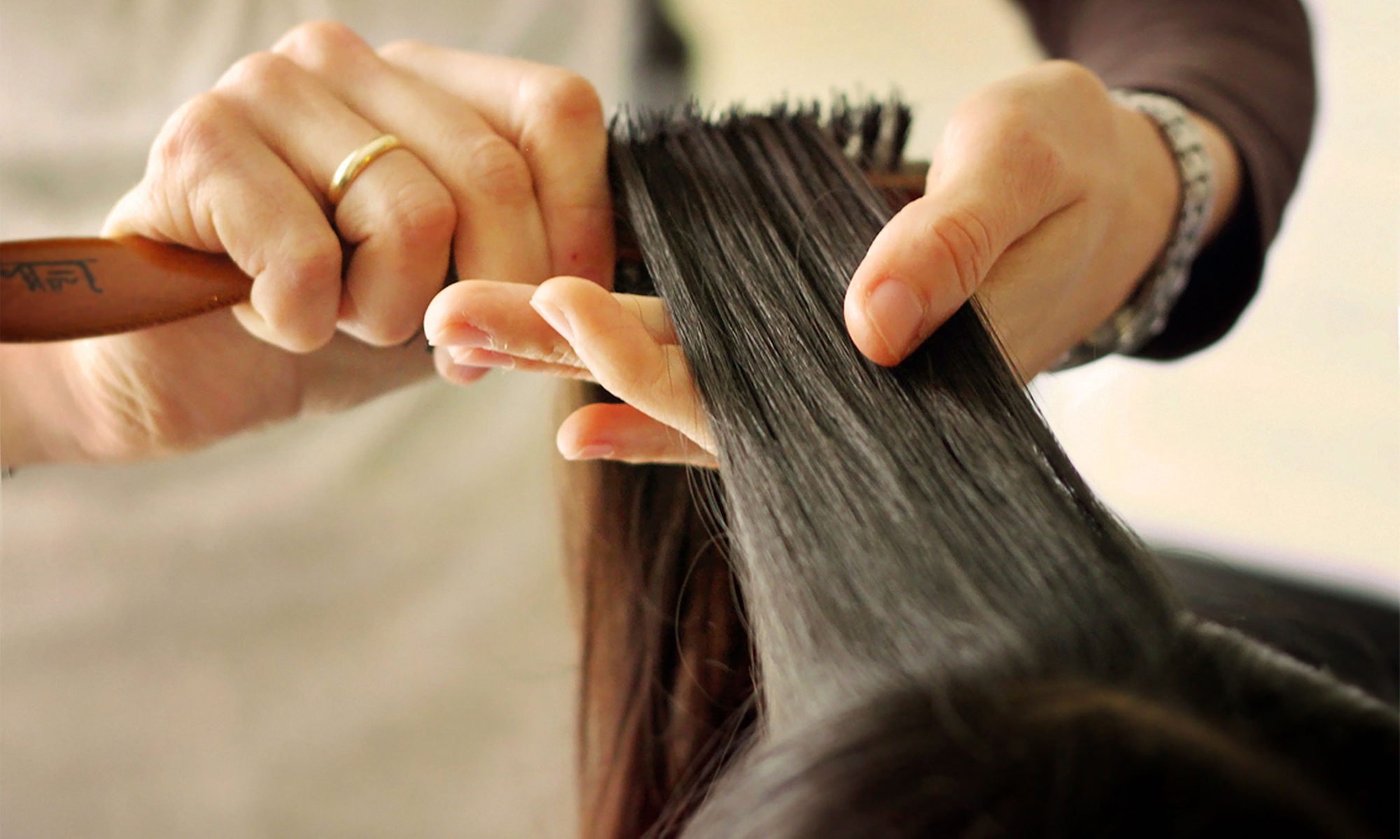 Transform Your Look: One Keratin Treatment with Optional Haircut at Enigma Salon and Spa (Up to 76% Off) - Primary Image