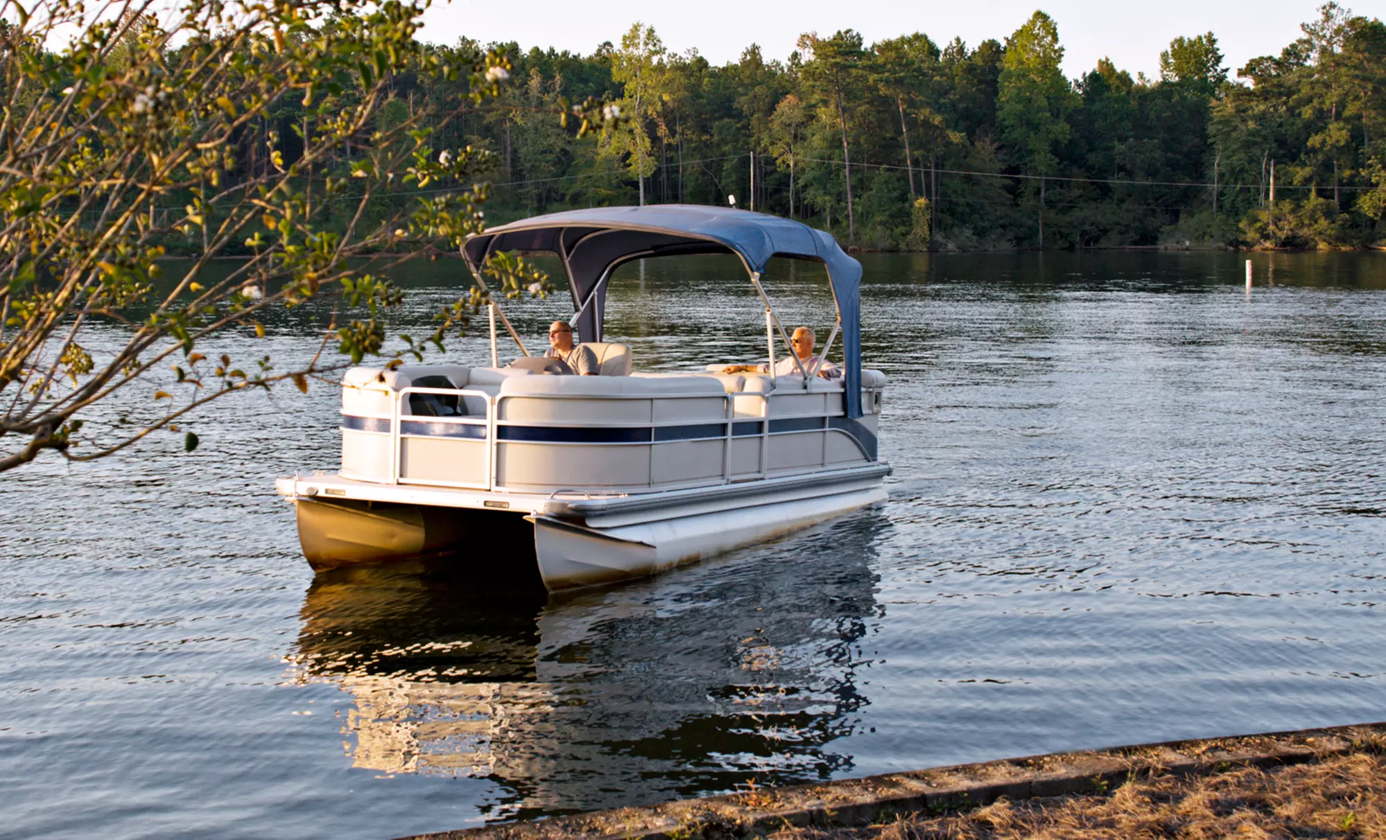 Half- or Full-Day Pontoon Boat Rental at Cuba Landing + Perryville Marina (Up to 54% Off) - Primary Image