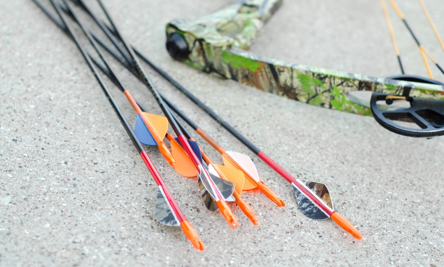 Mobile Archery Tag Party Central Maine Archery Tag Groupon