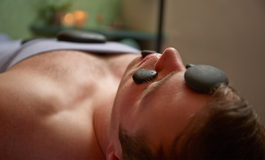 Image 1: One-Hour Massage or Moroccan Bath
