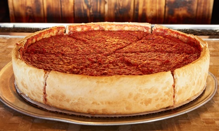 16" Thin Crust Pizza with Two Toppings and Garlic Cheese Bread; Valid Monday-Thursday - Rosati's Pizza of Shorewood
