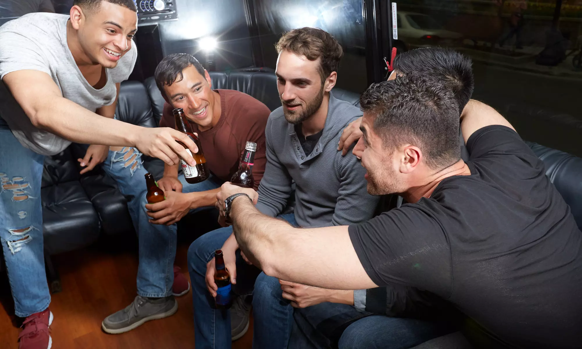 Roundtrip Party Limo Package from Las Vegas VIP Tours (Up to 53% Off). Three Options Available - Primary Image