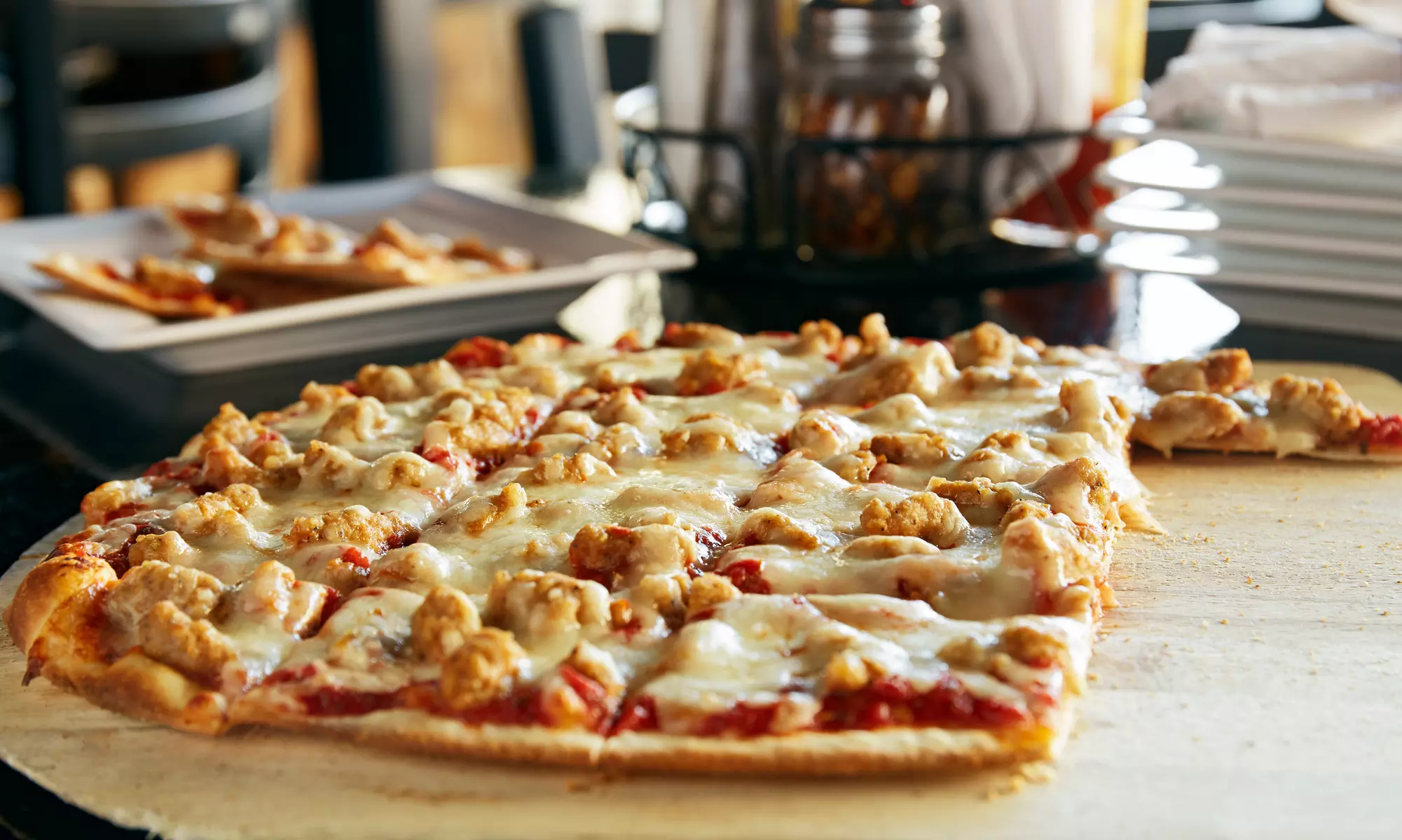 New York–Style Pizza, Pasta, and Drinks at Lorenzo's Pizza & Pasta (Up to 44% Off). Three Options Available. - Primary Image