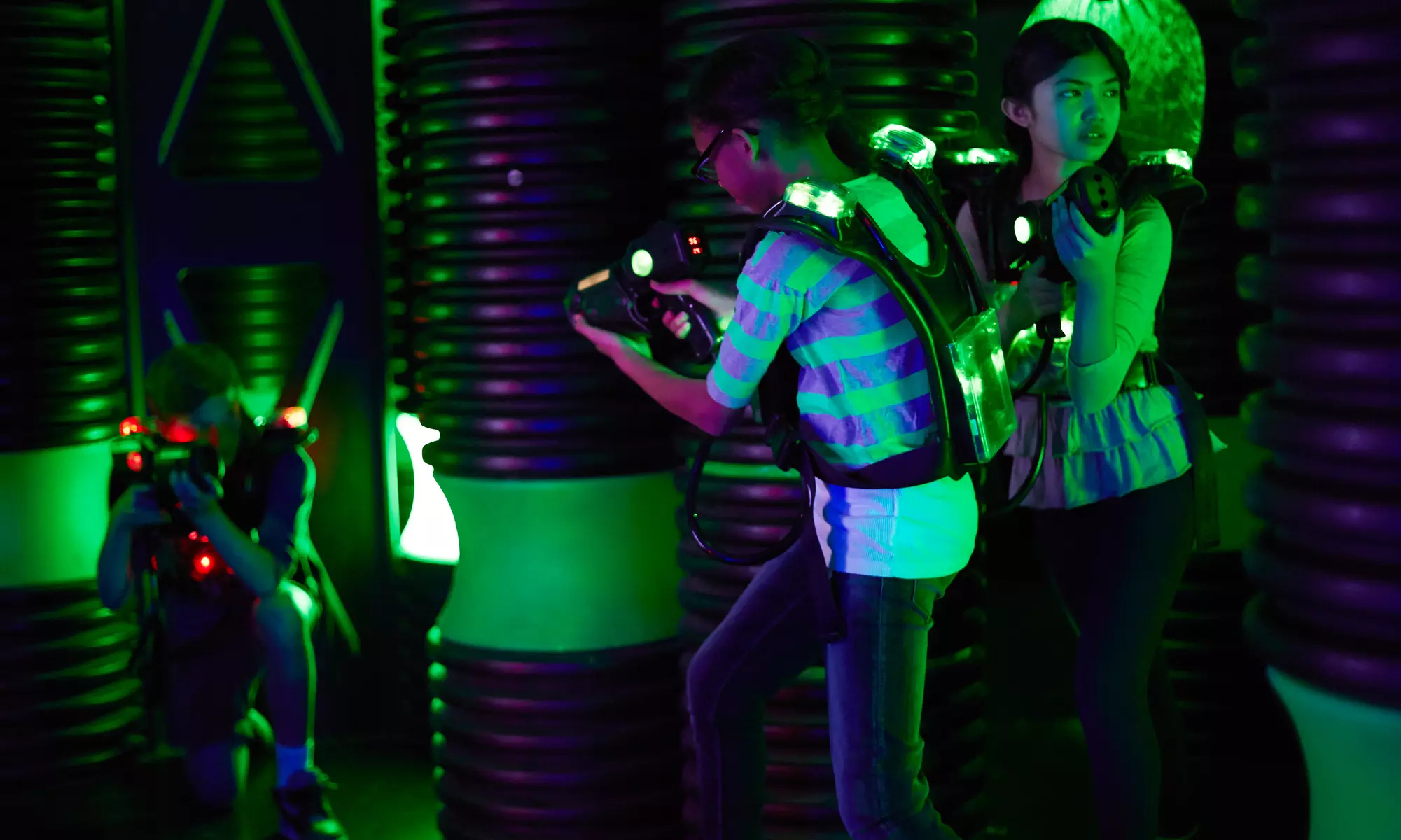 Two Games of Laser Tag for One, Two, or Four People at Lazy T Ranch Adventures (Up to 43% Off) - Primary Image