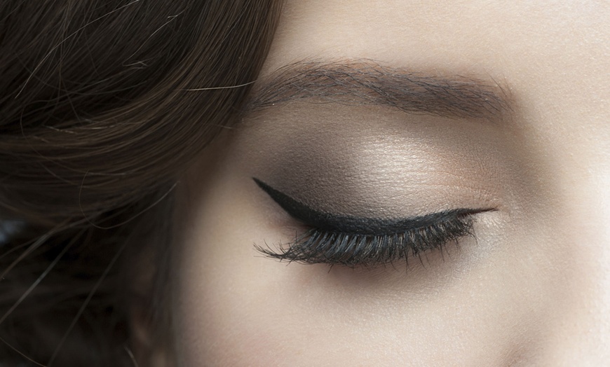 Image 1: Natural Set of Faux Mink Extensions ($49) or 3D Extensions ($99) at C-BEAUTY CO (Up to $230 Value)
