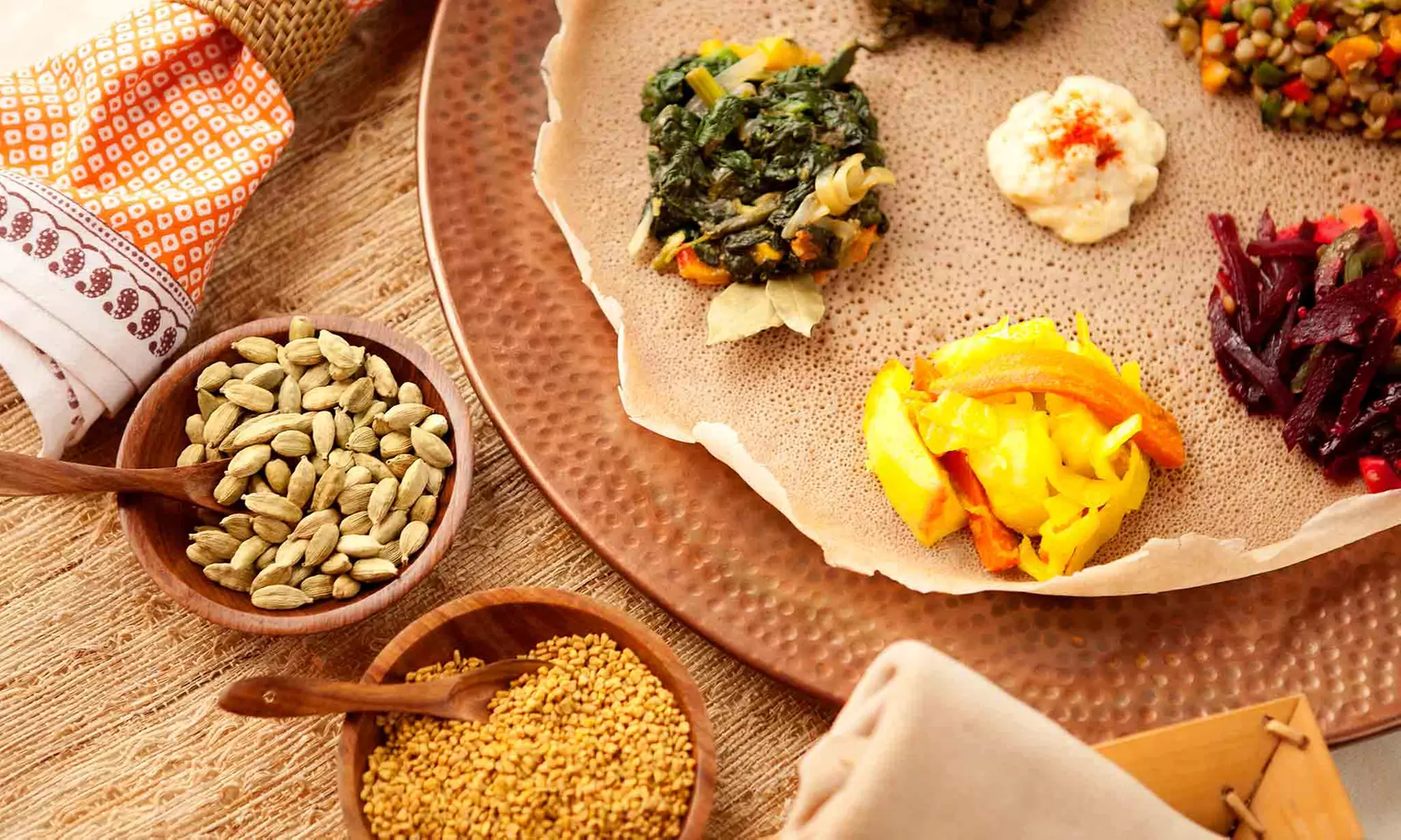 Three-Course Ethiopian Meal at Abyssinia Ethiopian Restaurant (Up to 37% Off). Three Options Available. - Primary Image