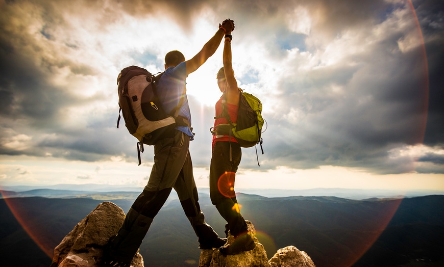 Image 1: Adventure Day for Two: Climb, Cave, Abseil & More in the Peak District