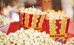 Enjoy Movies with Popcorn for Two, Four or Eight People