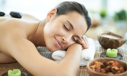 90-Minutes Deluxe Body Massage with Hot Stone, Foot Sugar Scrub and Coconut Oil - Healing And Wellness Massage