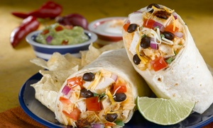 Up to 50% Off Mexican Cuisine at The Crazy Burrito