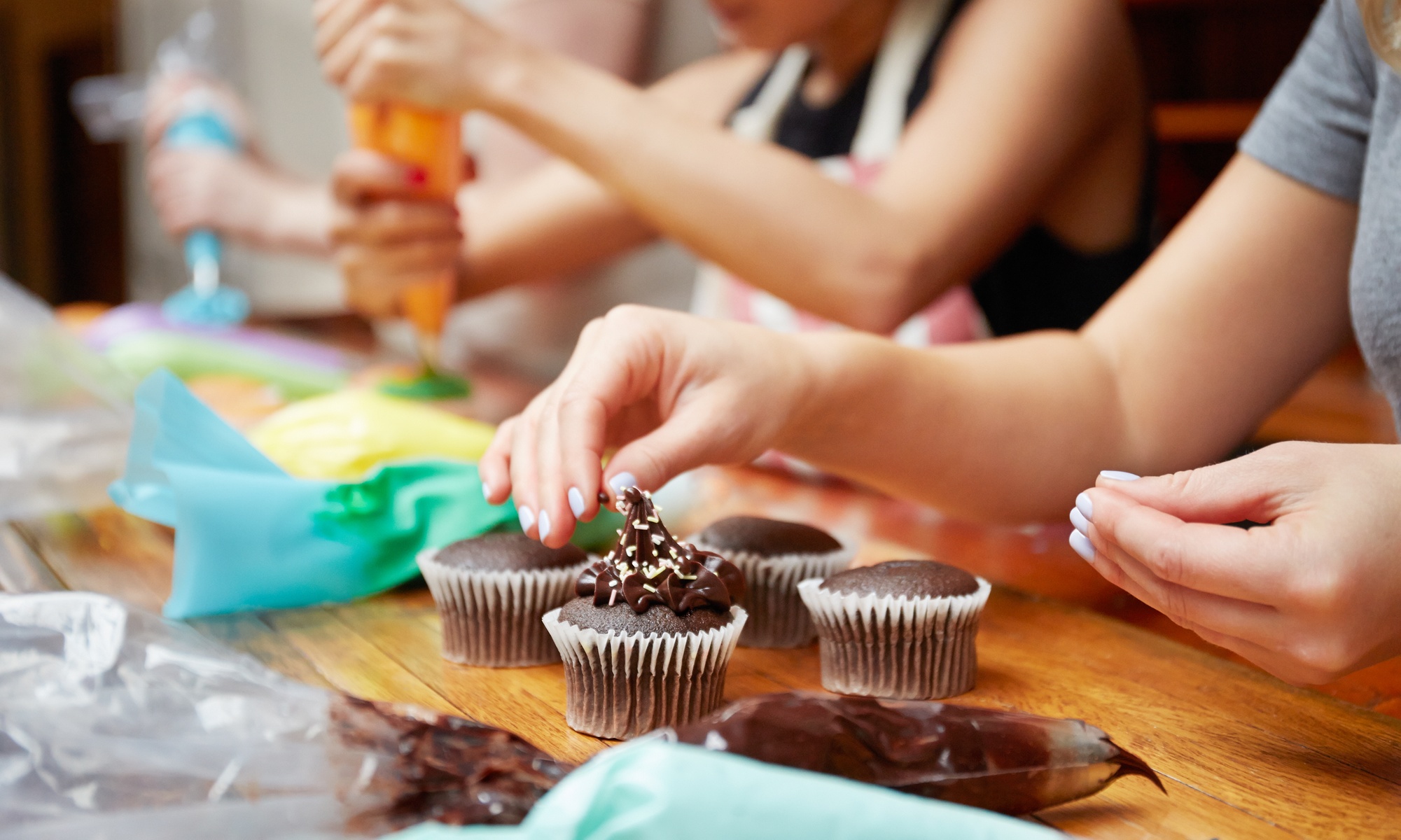 Curso de decoración de cupcakes o de elaboración de bizcochos para 1