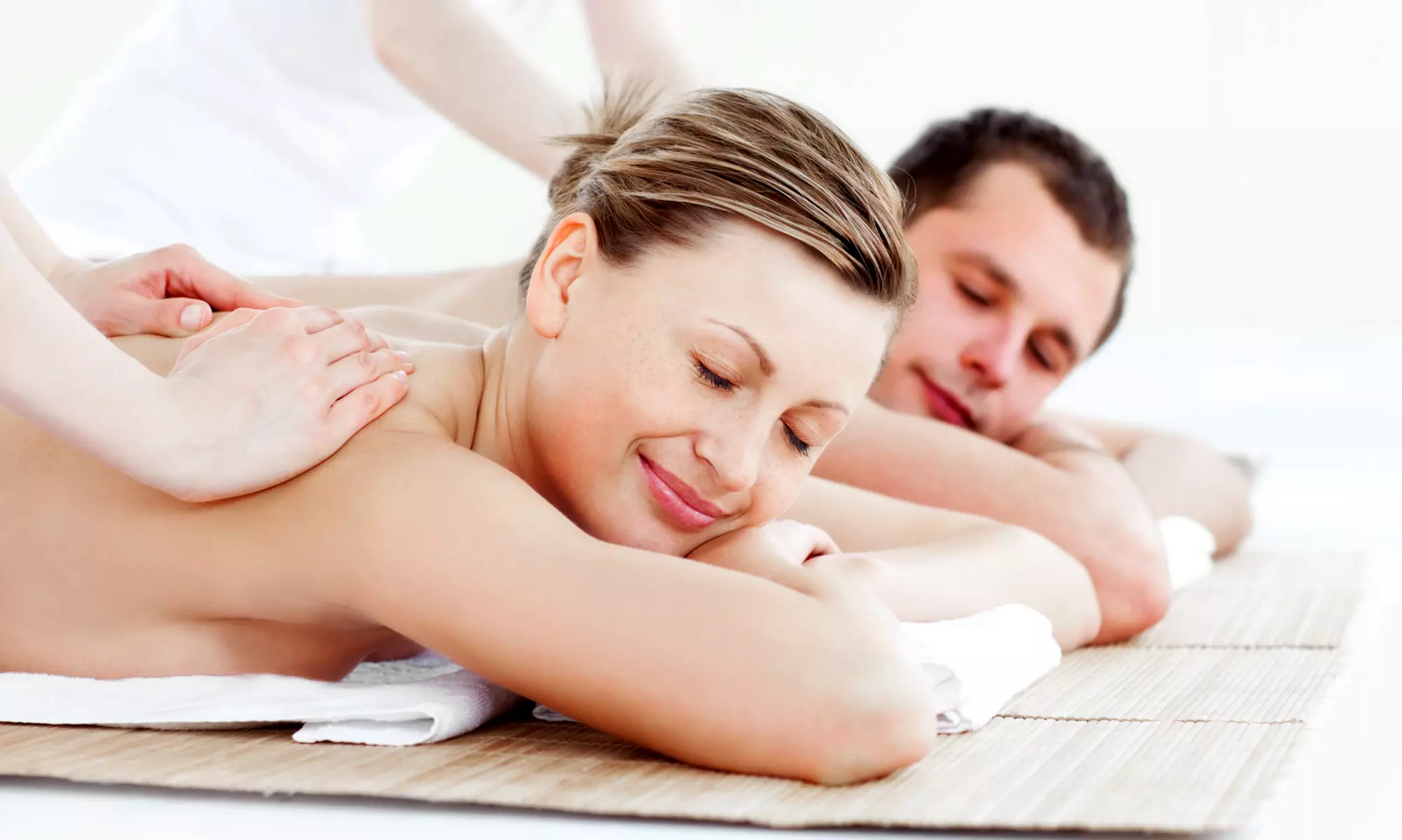 Deep-Tissue Massage- or Mani-Pedi-Package at Relaxation Island Day Spa (Up to 52% Off) - Primary Image