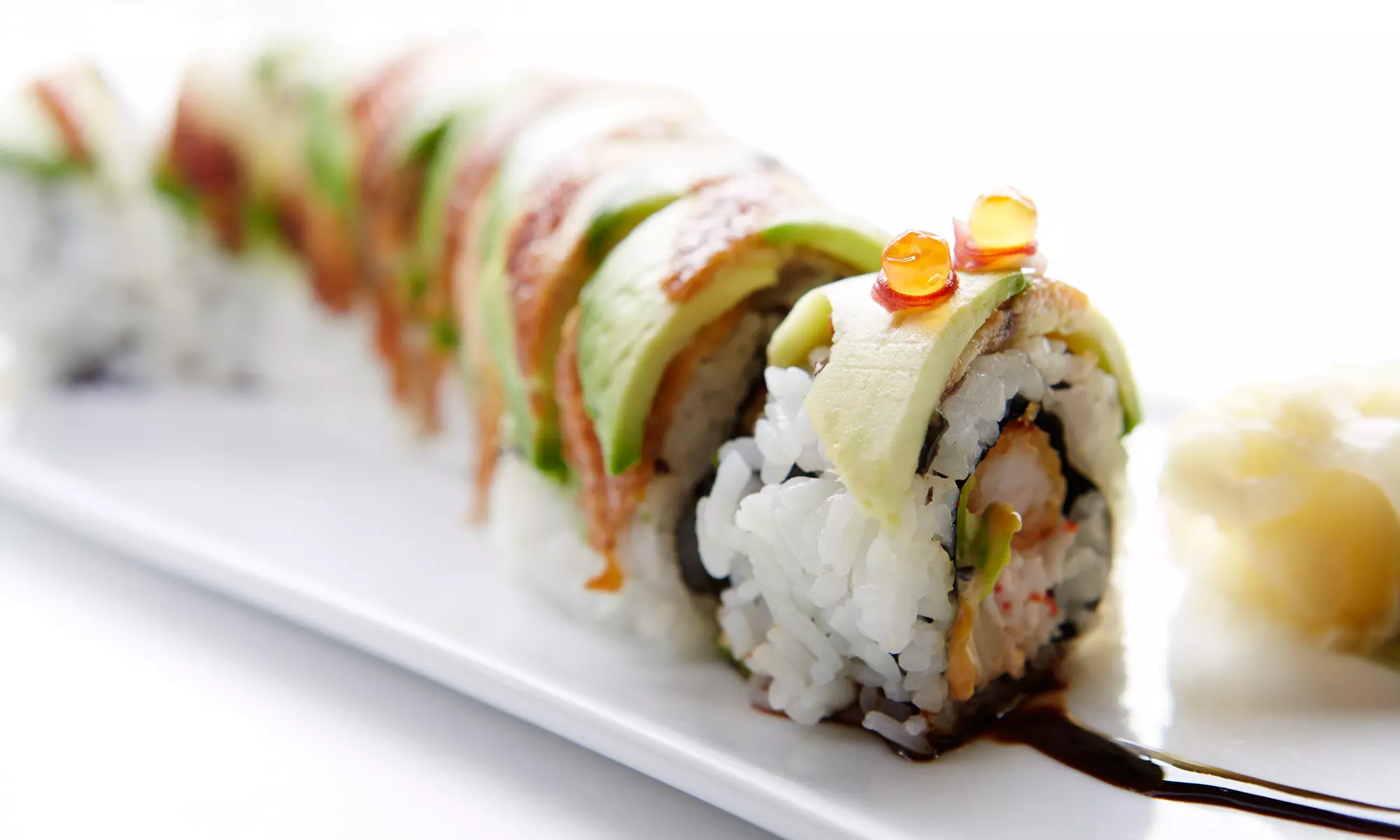 Sushi and Stir-Fry at Wok ’n Fire (Up to 50% Off). Two Options Available. - Primary Image