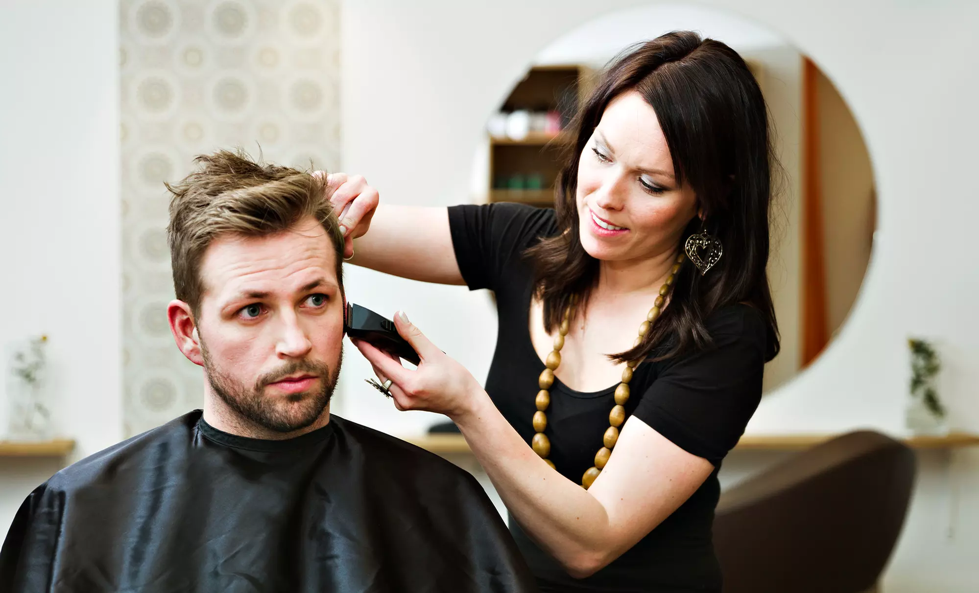 Haircut Package with Optional Color, Shave or Beard Trim at Roosters Men's Grooming Center (Up to 57% Off)  - Primary Image