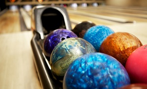 2 hours of bowling with shoe rental and pizza or unlimited cosmic bowling